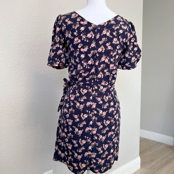 Floral Print Womens Wrap Dress Size Small - Picture 5 of 8